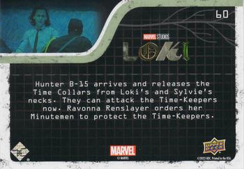2023 Upper Deck Marvel Loki Season 1 #60 Protect the Time-Keepers! Back