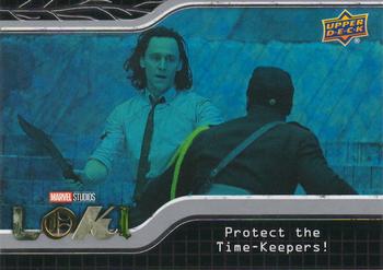 2023 Upper Deck Marvel Loki Season 1 #60 Protect the Time-Keepers! Front