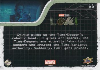 2023 Upper Deck Marvel Loki Season 1 #61 Who Created the TVA? Back