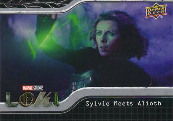 2023 Upper Deck Marvel Loki Season 1 #67 Sylvie Meets Alioth Front