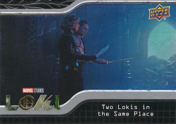 2023 Upper Deck Marvel Loki Season 1 #77 Two Lokis in the Same Place Front