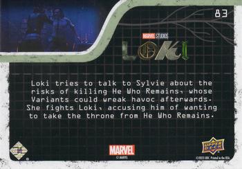 2023 Upper Deck Marvel Loki Season 1 #83 Let's Just Talk About It Back