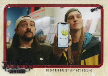 2023 SkyBox Jay & Silent Bob Reboot #7 Silent Bob Emotes What He’s Feeling Front