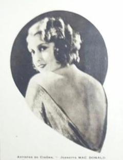 1933 Voisin Artistes de Cinema #NNO Jeanette MacDonald Front