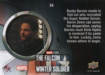 2023 Upper Deck Marvel The Falcon and The Winter Soldier - Yellow #24 Someone Recreated the Super Soldier Serum Back