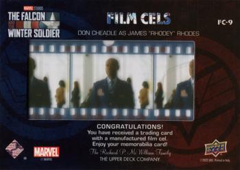 2023 Upper Deck Marvel The Falcon and The Winter Soldier - Film Cels #FC-9 Don Cheadle as James 