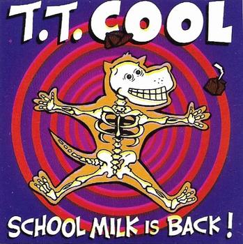 1999 T. T. Cool School Milk Stickers #NNO X-Ray, Purple Back Front