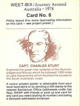 1978 Weet-Bix Journey Around Australia #6 Phillip Island Back