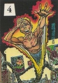1987 Comic Images Mutant Hall of Fame Stickers #4 Cannonball Front