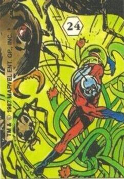 1987 Comic Images Marvel's Magic Moments Stickers #24 Ant-Man Front