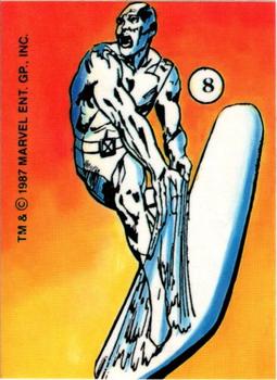 1987 Comic Images History of the X-Men Stickers #8 Iceman Front