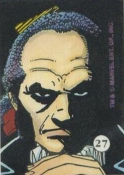 1987 Comic Images History of the X-Men Stickers #27 Sebastian Shaw Front