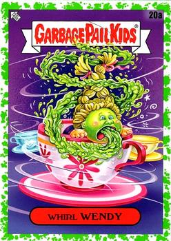 2021 Topps Garbage Pail Kids Go on Vacation - Booger Green #20a Whirl Wendy Front