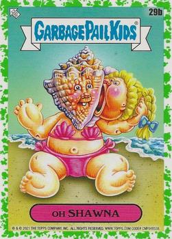 2021 Topps Garbage Pail Kids Go on Vacation - Booger Green #29b Oh Shawna Front