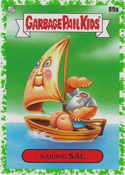 2021 Topps Garbage Pail Kids Go on Vacation - Booger Green #89a Sailing Sal Front