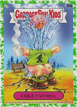 2021 Topps Garbage Pail Kids Go on Vacation - Booger Green #91a Cole Faithful Front