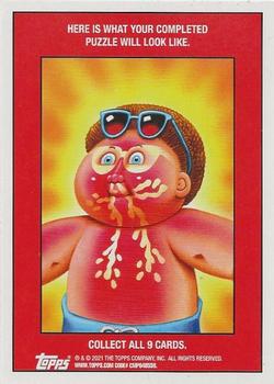 2021 Topps Garbage Pail Kids Go on Vacation - Booger Green #92b Tanner Lines Back