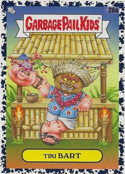 2021 Topps Garbage Pail Kids Go on Vacation - Bruised Black #26a Tiki Bart Front