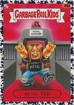 2021 Topps Garbage Pail Kids Go on Vacation - Bruised Black #49a Metal Ted Front