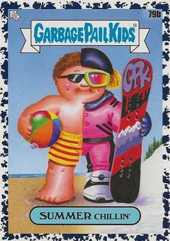 2021 Topps Garbage Pail Kids Go on Vacation - Bruised Black #79b Summer Chillin' Front