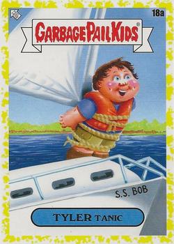 2021 Topps Garbage Pail Kids Go on Vacation - Phlegm Yellow #18a Tyler Tanic Front