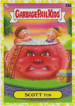 2021 Topps Garbage Pail Kids Go on Vacation - Phlegm Yellow #23a Scott Tub Front
