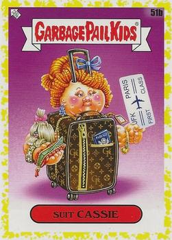 2021 Topps Garbage Pail Kids Go on Vacation - Phlegm Yellow #51b Suit Cassie Front