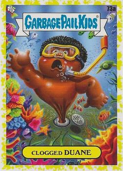 2021 Topps Garbage Pail Kids Go on Vacation - Phlegm Yellow #73a Clogged Duane Front