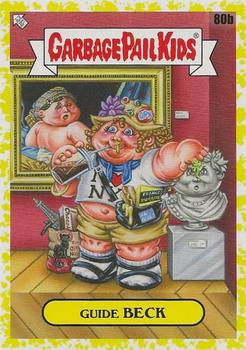 2021 Topps Garbage Pail Kids Go on Vacation - Phlegm Yellow #80b Guide Beck Front
