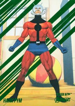 2022 Fleer Ultra Marvel Avengers - Green Foil #25 Hank Pym Front