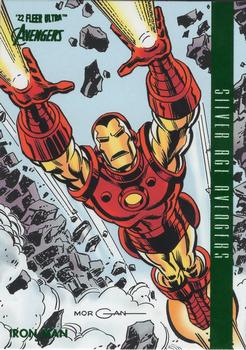 2022 Fleer Ultra Marvel Avengers - Green Foil #108 Iron Man Front