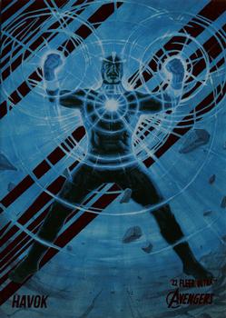 2022 Fleer Ultra Marvel Avengers - Orange Foil #26 Havok Front