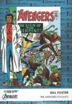 2022 Fleer Ultra Marvel Avengers - 1st Appearances #FA-2 Bill Foster Front