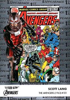 2022 Fleer Ultra Marvel Avengers - 1st Appearances #FA-9 Scott Lang Front