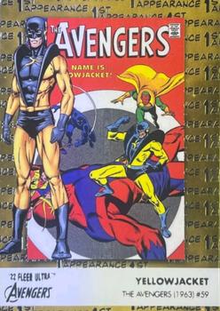 2022 Fleer Ultra Marvel Avengers - 1st Appearances #FA-10 Yellowjacket Front