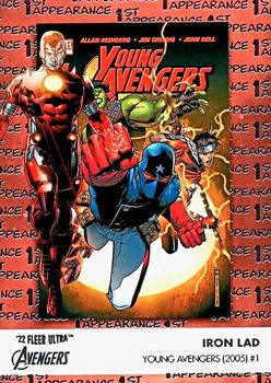 2022 Fleer Ultra Marvel Avengers - 1st Appearances #FA-12 Iron Lad Front