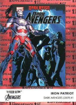 2022 Fleer Ultra Marvel Avengers - 1st Appearances #FA-15 Iron Patriot Front