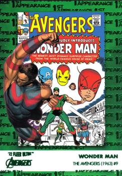2022 Fleer Ultra Marvel Avengers - 1st Appearances Green Foil #FA-1 Wonder Man Front