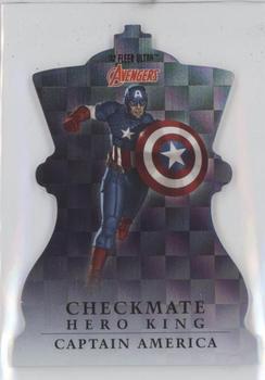 2022 Fleer Ultra Marvel Avengers - Checkmate #CP-32 Captain America Front
