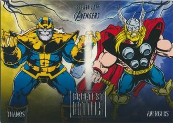 2022 Fleer Ultra Marvel Avengers - Greatest Battles #EB-11 Infinity Gauntlet Front