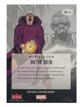 2022 Fleer Ultra Marvel Avengers - Medallions #M-11 Doctor Druid Back