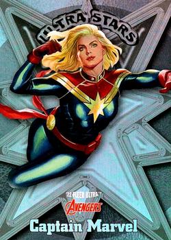 2022 Fleer Ultra Marvel Avengers - Ultra Stars #US10 Captain Marvel Front