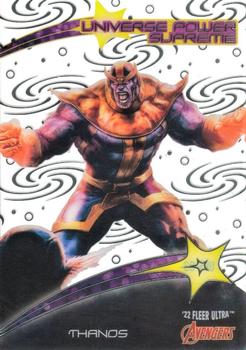 2022 Fleer Ultra Marvel Avengers - Universe Power Supreme #UPS-33 Thanos Front