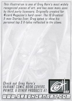 2022 Greg Horn Art (Series 1) #008 Wolverine Back