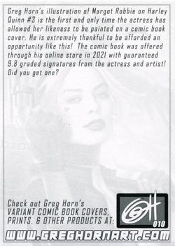2022 Greg Horn Art (Series 1) #010 Harley Quinn Back