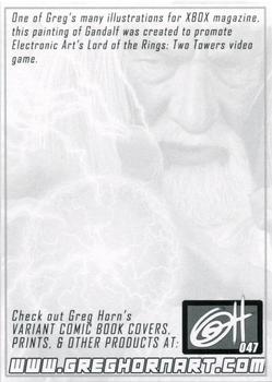 2022 Greg Horn Art (Series 1) #047 Gandalf Back