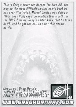 2022 Greg Horn Art (Series 1) #048 Thor VS Jaws Back
