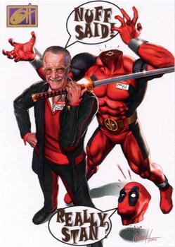 2022 Greg Horn Art (Series 1) #050 Stan Lee & Deadpool Front
