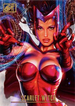 2022 Greg Horn Art (Series 1) #067 Scarlet Witch Front