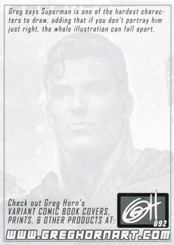 2022 Greg Horn Art (Series 1) #092 Superman Back